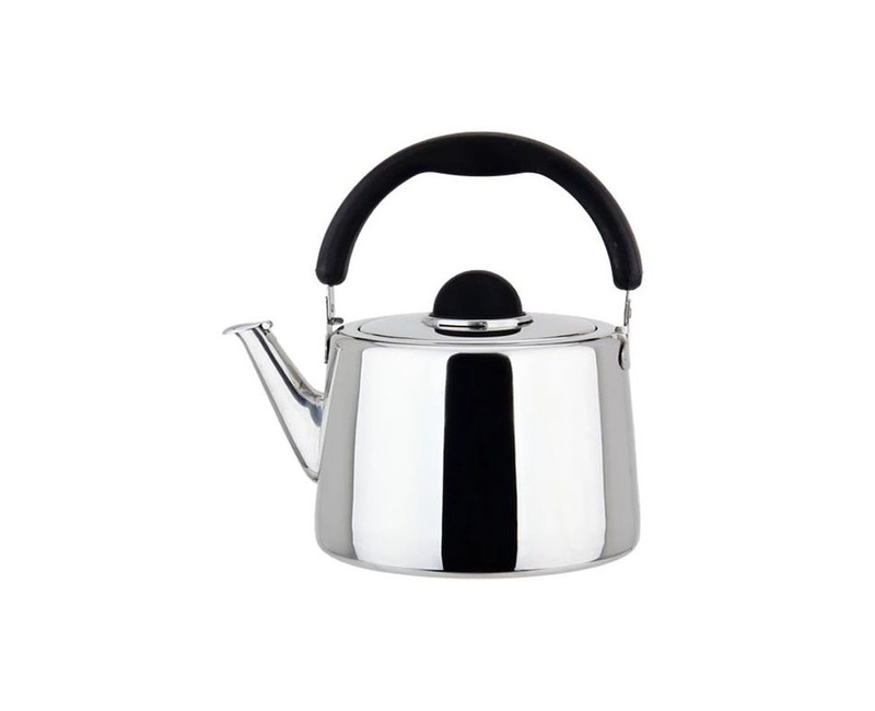 Heavy Duty Non Electric Whistling Kettle Silver
