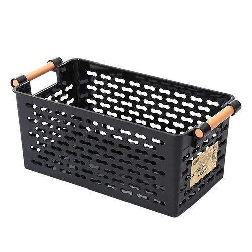 Fridge Storage Rack Shelf Holder Bathroom Desktop Basket/Black. .