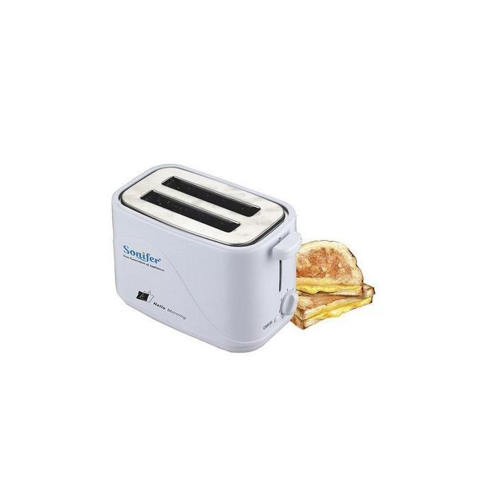 Sonifer Bread Toaster 2 Slices - White