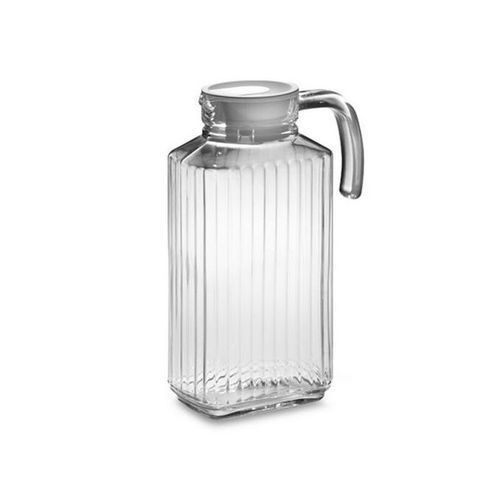 Beautiful Pitcher Jug With Lid Of 1.7 Liters-Transparent