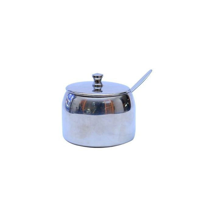 Stainless Steel Sugar Bowl -Silver