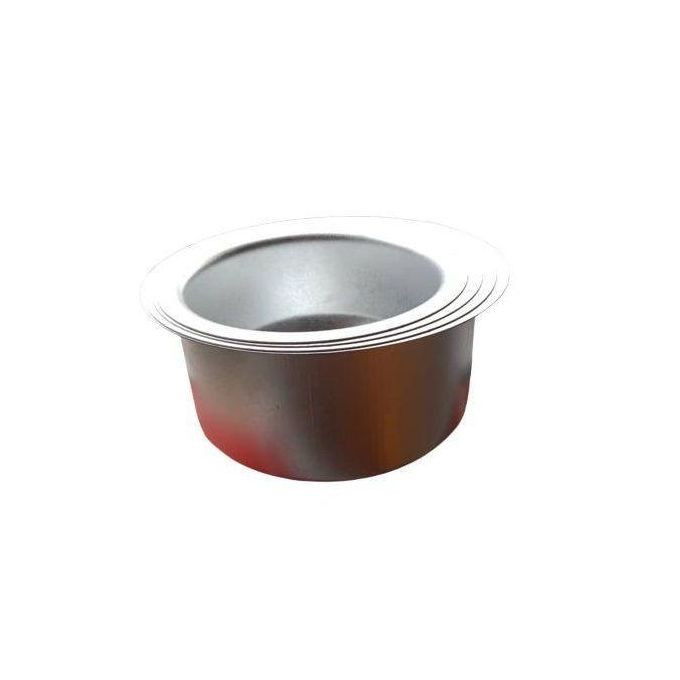 4 Piece Aluminium Stainless Steel Saucepans - Silver