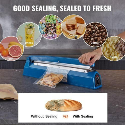 Electric Heat Sealer, Impulse Sealer 400mm - Blue