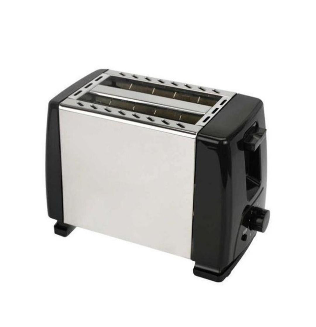 2Slice Bread Toaster - Black,Silver.
