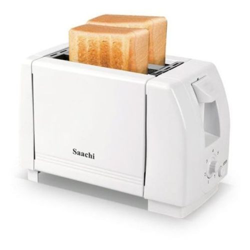 Saachi 2 Slice Electric Bread Toaster - White.
