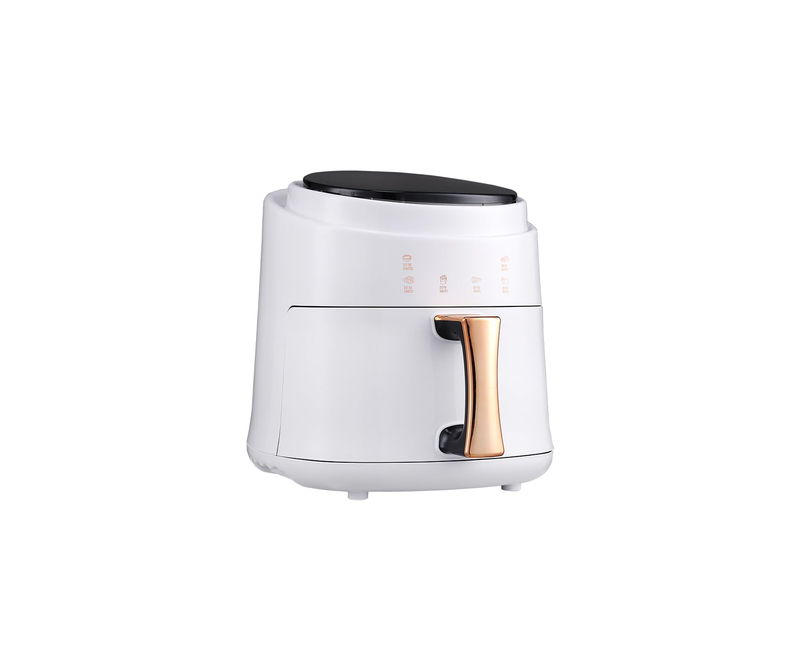 8 Liters Fast Frying Airfryer With Lcd Touch Control And A Dynamic Design-White/Black