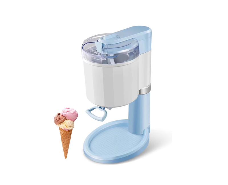 Automatic Ice Cream Machine 1 Liter 10 Minutes Quick Production Good For Making Icecream And Milkshakes - Multicolor