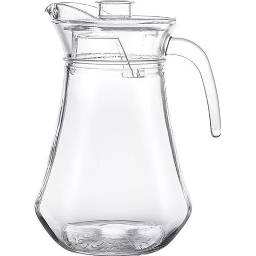 Beautiful Jug Pitcher For Storing And Pouring Drinks-Transparent