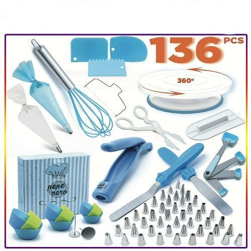 Cake Decorating Set 136 Pieces - Multi-Colour