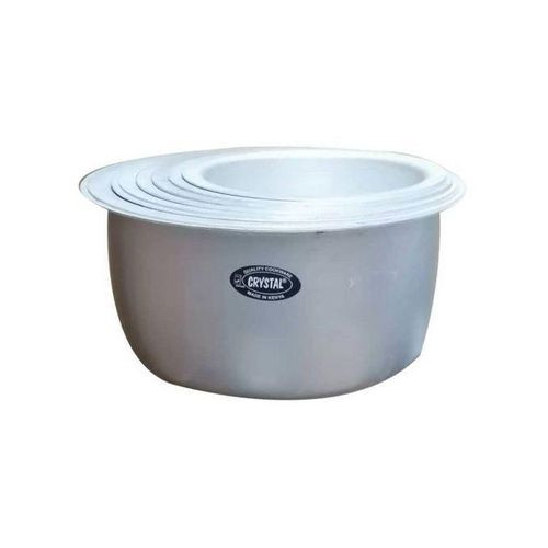 8Pcs Set of Alluminium Crystal Saucepans Size (12-19)
