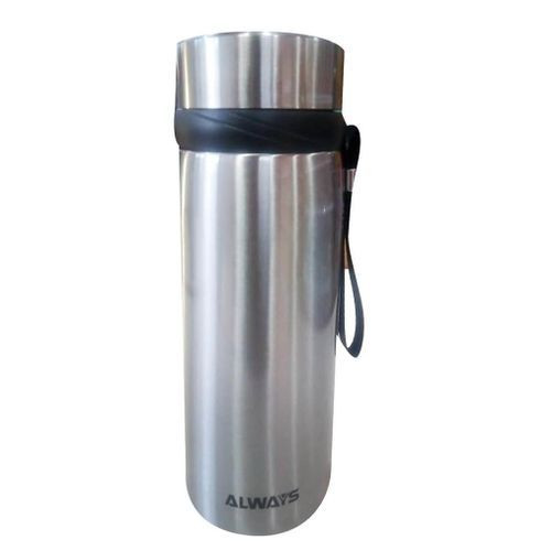 1.1 Liters Unbreakable Thermal Flask-Silver