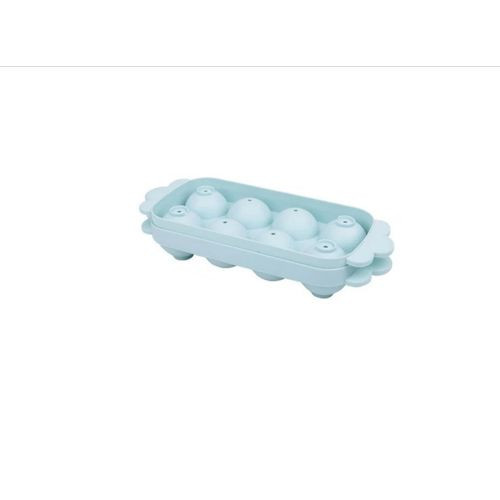 2 Plastic Ice Trays For Making 8 Ice Cubes-Blue