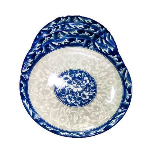 12Pcs Of Dinner Plates - Blue
