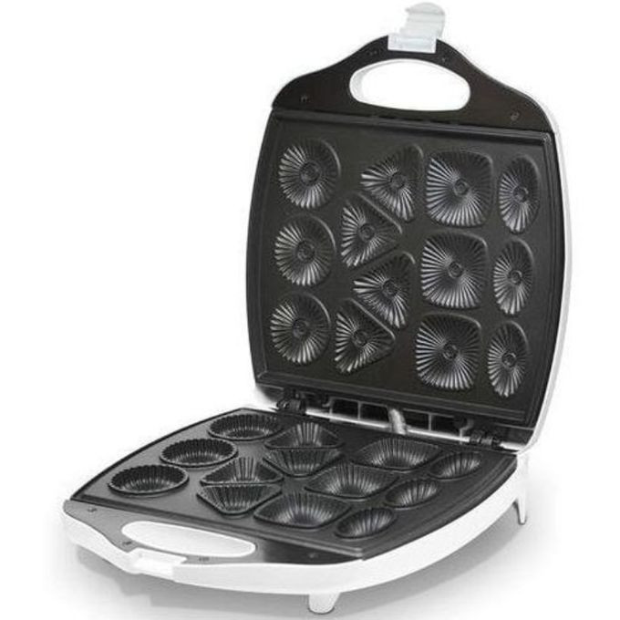 Electric Biscuit Cookie Maker Non-stick Skid-resistant Grill - Black,White