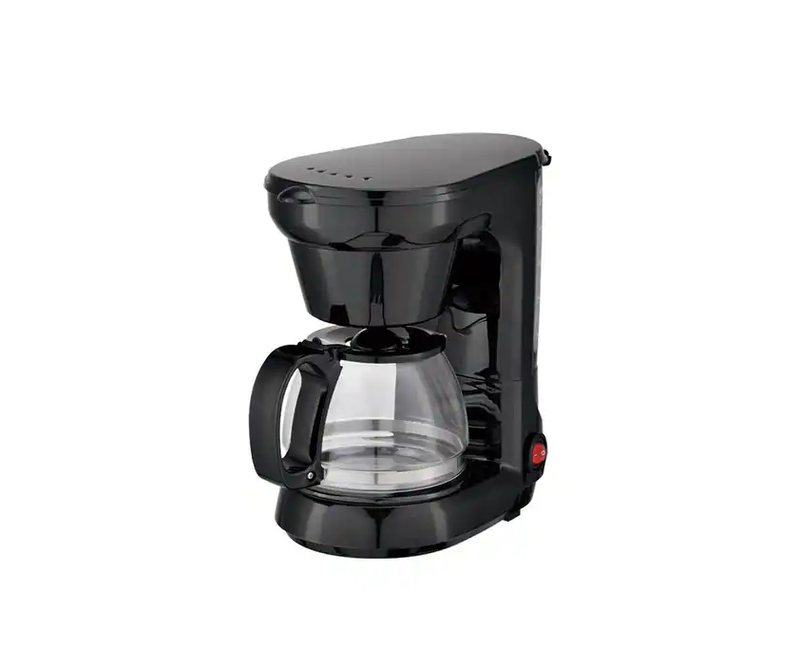 6 Cups Drip Coffee Maker With Filter And Borosilicate Glass Makes Coffee Fast - Multicolor