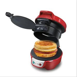 Electric Burger Maker Machine With Non Stick Plates And Uniform Heat-Multicolours