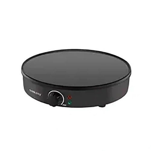 Electric Barbeque Chappati Omellette Pies Crepe Tortilla Maker With Non Stick Surface-Black