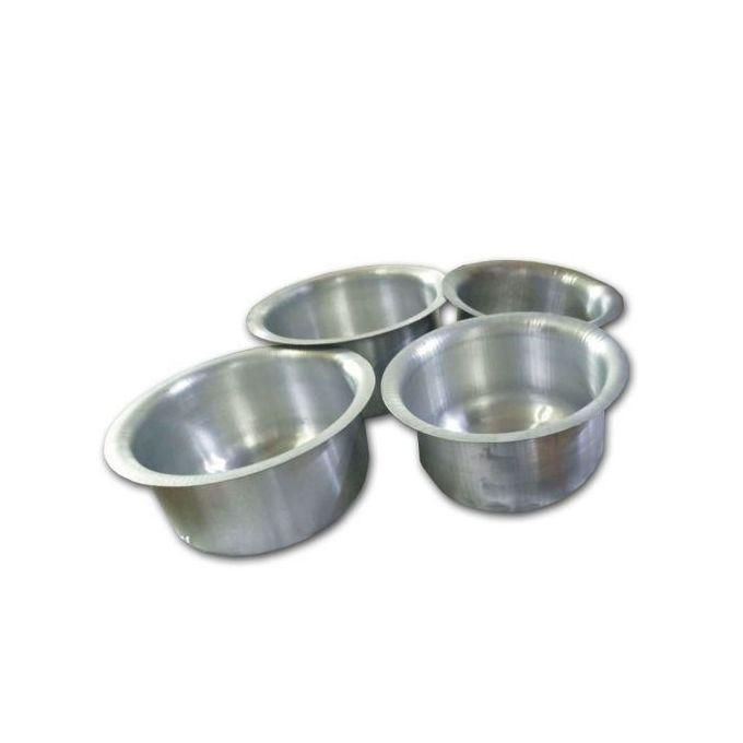 4 Piece Saucepans With Stainless Body- Silver