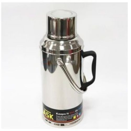 3.2L Stainless Steel Vacuum Flask Storage Bottle- Silver