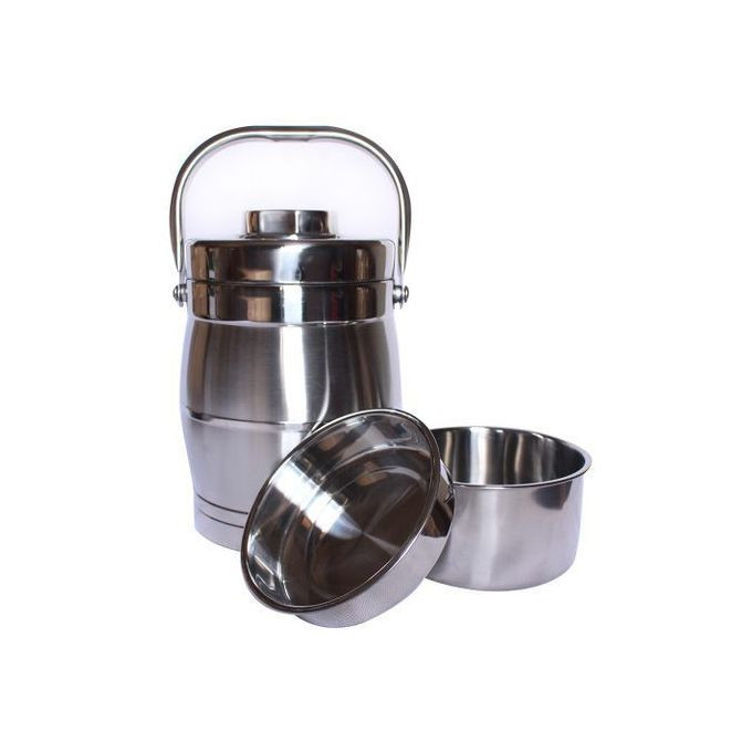 2.2L Food Flask - Silver