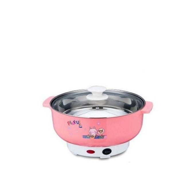Electric Food Steamer And Vegetable Boiler 24cm- Pink