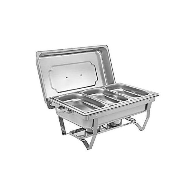 9.5 Litres Heavy Chafing Dishes, Silver