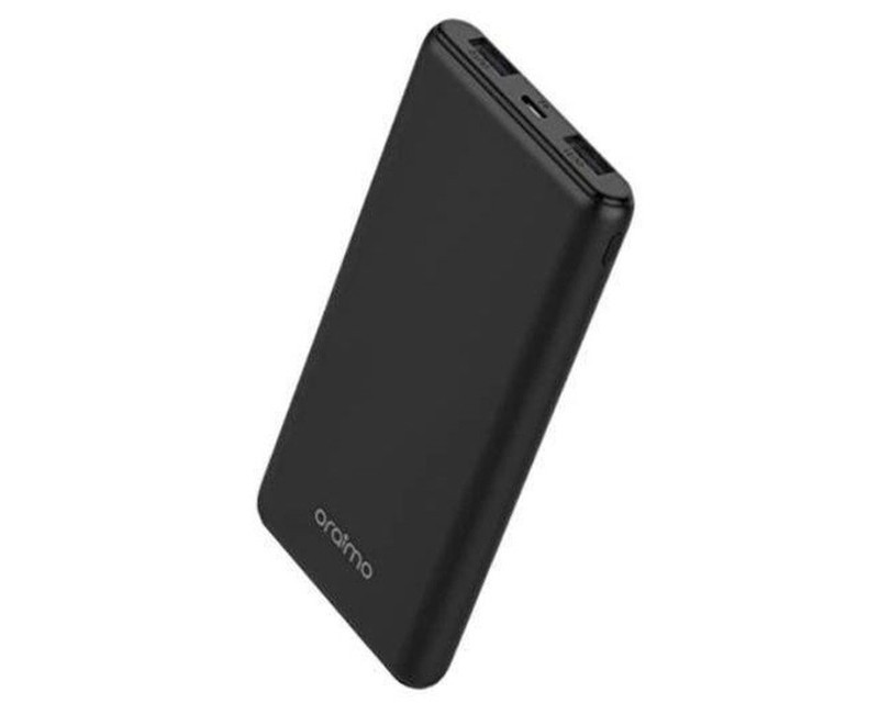 10000mAh Ultra-Slim Fast Charging Power Bank - Black/White