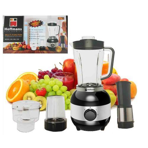 Hoffmans 4 in 1 Blender 1.5L - Black