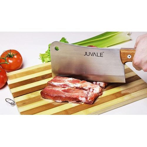 Heavy-duty Professional Meat Cleaver Chopper - Silver