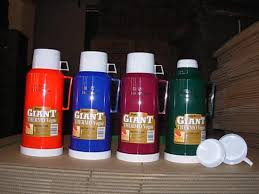 Plastic Vacuum Flask, 1.8 Litres - Green