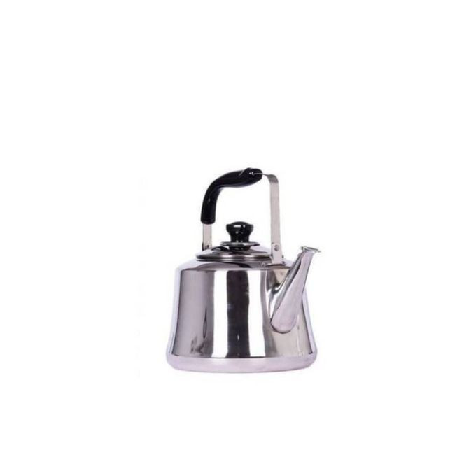 Whistling Tea Kettle Stainless Steel Teapot with Handle - Silver