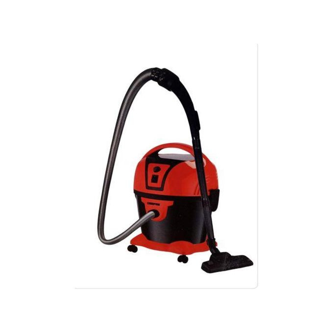 Dry & Wet Vacuum Cleaner With Dust Bag And Powerful Motor - Red