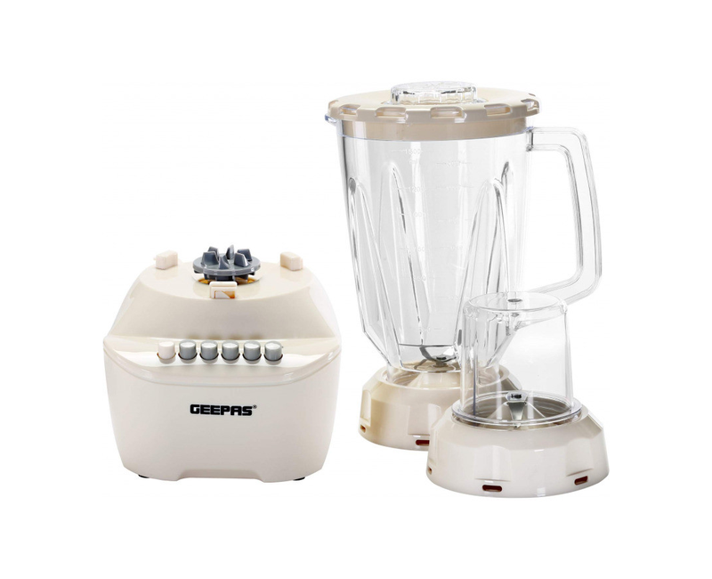 2 In 1 Electric Juice Blender, 1.5 Litres - White 1044939 - Geepas