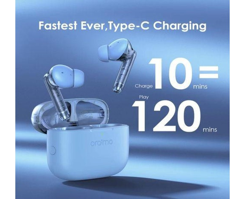 OTW-330 FreePods Lite 40-hour Playtime ENC Bluetooth Earphone True Wireless Earbuds- Multicolor