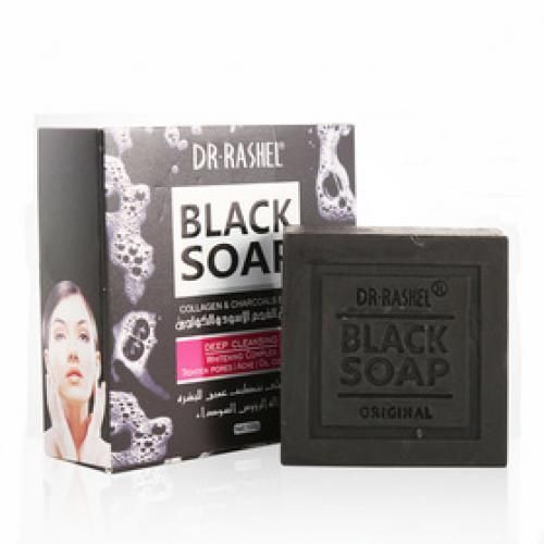 Dr Rashel Collagen and Charcoal Black Soap 100g