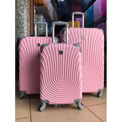 Rubber plastic Suitcase 4-Wheel Spinner Strong Material Durable It's Water Proof It Can With Stand In All Situations It's For Traveling And Introduction Ceremonies
