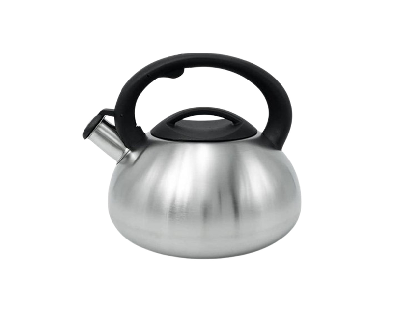 3 Liters Stainless Steel Whistling Kettle With Induction Bottom Makes Noise When Tea Is Ready - Multicolor
