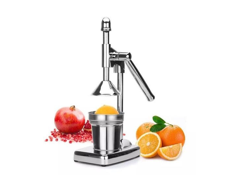 Manual Juicer Hand Press Professional Citrus Juicer Countertop Metal Orange Lemon Pomegranate Squeezer for Home Restaurant Use Colours And Designs Vary -Multicolours