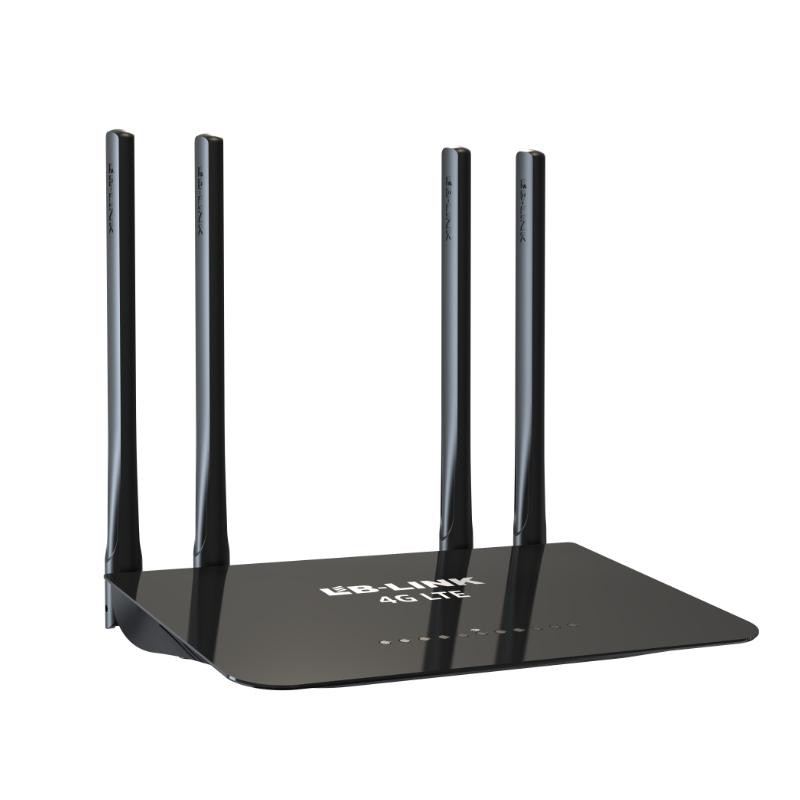 LB-Link Router Open To All Sim Cards- 300m High Gain 4G LTE-Black