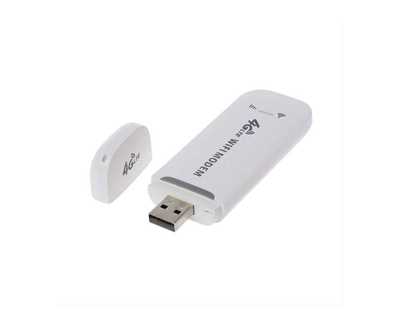 3 in 1 wifi- Modem - Hotspot USB Dongle- Open to All 4G SIM Cards- White