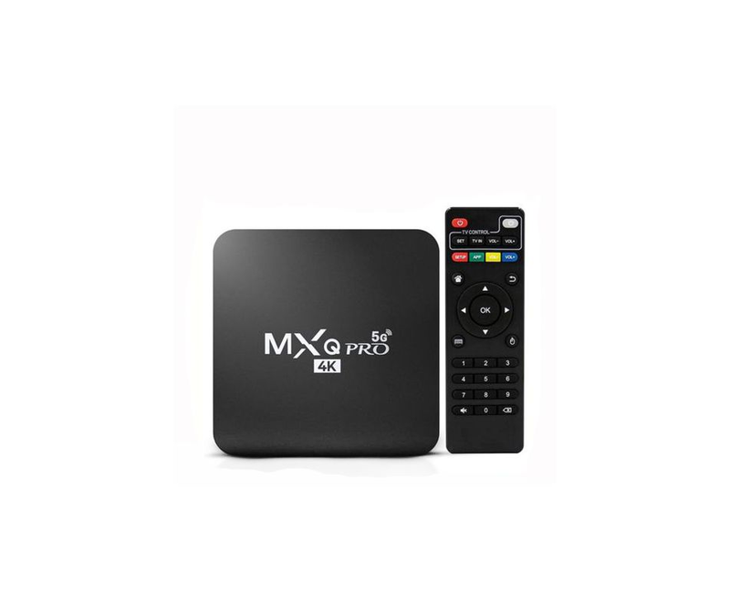 4k TV Box Android With Bluetooth  MXQ PRO 5G Black