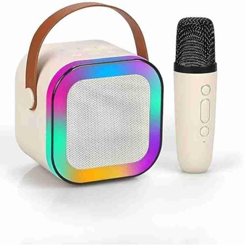 Wireless Mini Karaoke Speaker with Mic - Multicolor