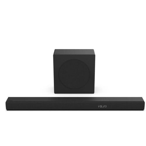 3.1Ch Sound Bar with Wireless Subwoofer, 480W, DTS Vritual: X, Dolby Digital Plus, Bluetooth 5.3, EzPlay, Roku TV Ready, HDMI/AUX/ARC/Optical/USB, Energy Star (HS3100, 2024 Model) - Multicolor