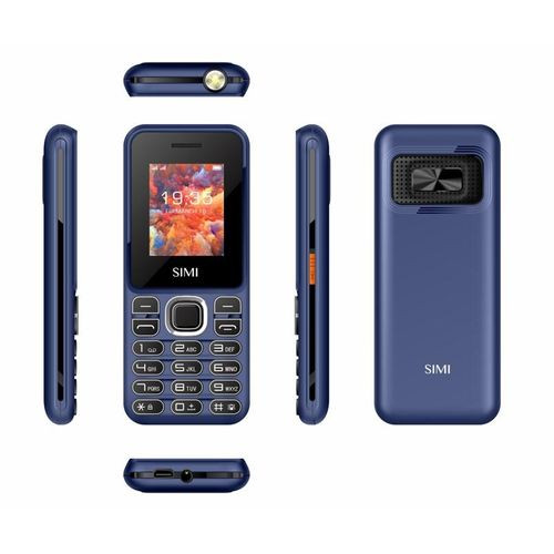 SIMI S121 1.77inch Feature Phone Dual SIM Card 1050mAh - Navy Blue