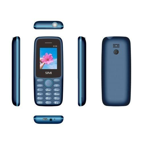 SIMI Functional Phone SIMI S136 with 1.77-Inch Screen, Dual SIM, and 1050mAh Battery