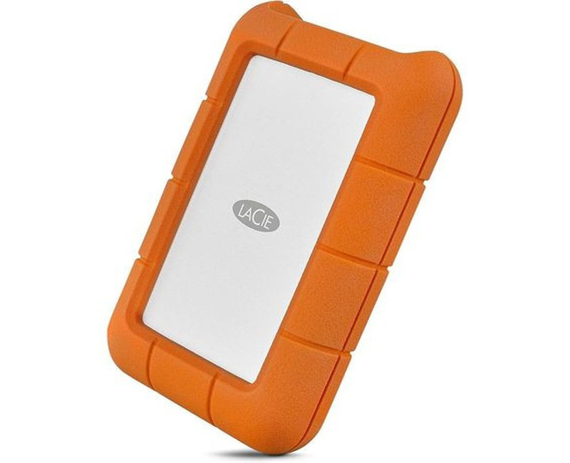 Rugged Thunderbolt USB-C 2TB External Hard Drive Portable HDD – USB 3.0 compatible, Drop Shock Dust Water Resistant, Mac and PC Computer Desktop Workstation Laptop, 1 Mo Adobe CC (STFS2000800) -Orange