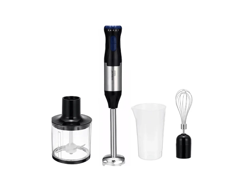Sokany 4 in1 Electric Hand Blender - Black