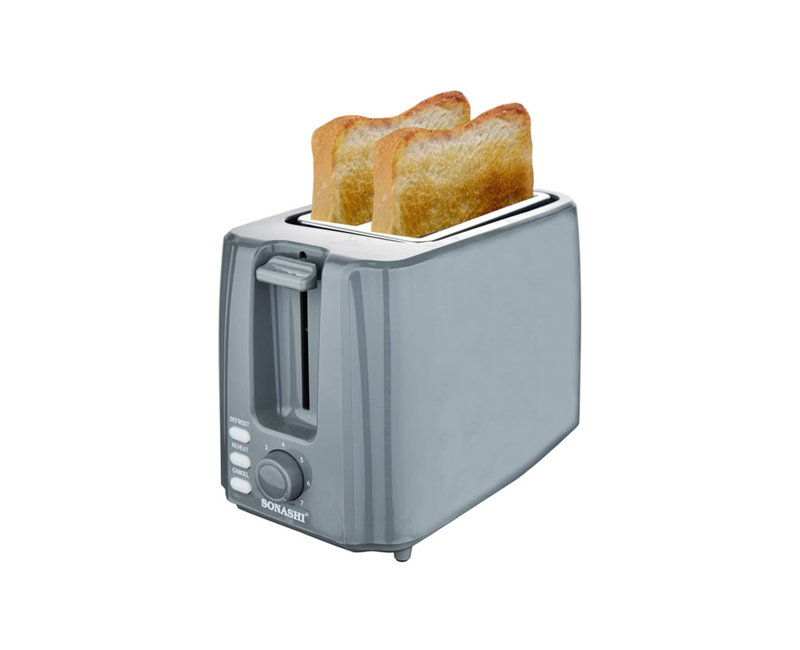 2 Slice Bread Toaster Countertop Toaster With Heating Control Pilot Lamps Bun Warmer Detachable Crumb Tray Kitchen Appliances-Multicolour