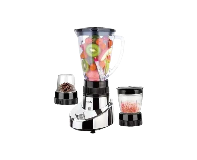 3 In 1 Blender For Making Juice With Mill Grinder With Sharp Blades And Copper Motor-Multicolour