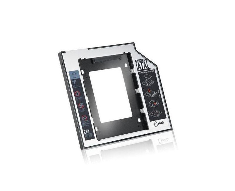 9.5mm Universal SATA 2nd HDD SSD Hard Drive Caddy For CD/DVD-ROM Optical Bay
